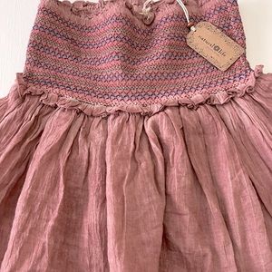 🌸NWT, Natural Life Smocked skirt. Can be used as a tube top or full mini skirt